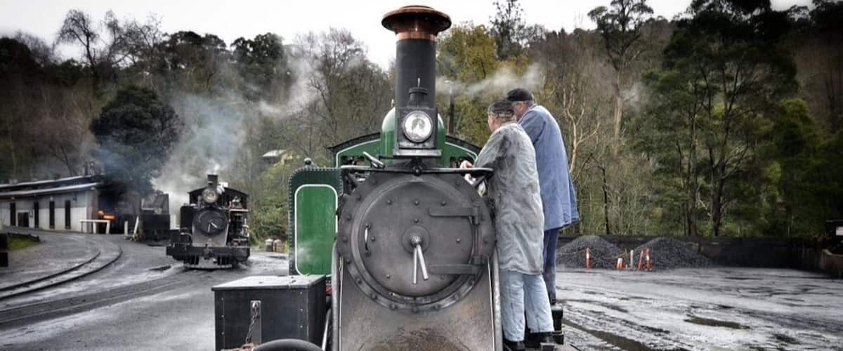 The Puffing Billy is a beautiful narrow-gauge railway that makes its way through lush rainforests in the Dandenong Ranges, east of Melbourne. Initially built to transport goods to various communities in the Dandenongs, it now serves as a popular tourist railway run almost completely by volunteers.
Catch the train at Belgrave, which can be reached by Metro train from the main city of Melbourne. There are several runs a day that take you to various stops, including Lakeside which is home to a large model railway exhibition, lake for swimming and boating and plenty of picnic areas. The train ride offers great views of the Dandenongs and simply takes you back to the good old steam age.
When you go, say thanks to the volunteers who help run the railway. One if them is my dad! :-)