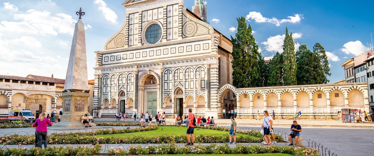 Arcetri featuring heritage architecture, a garden and a church or cathedral