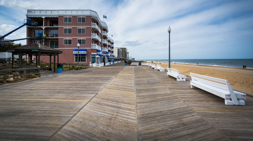 The boardwalk in Rehoboth Beach, Delaware.