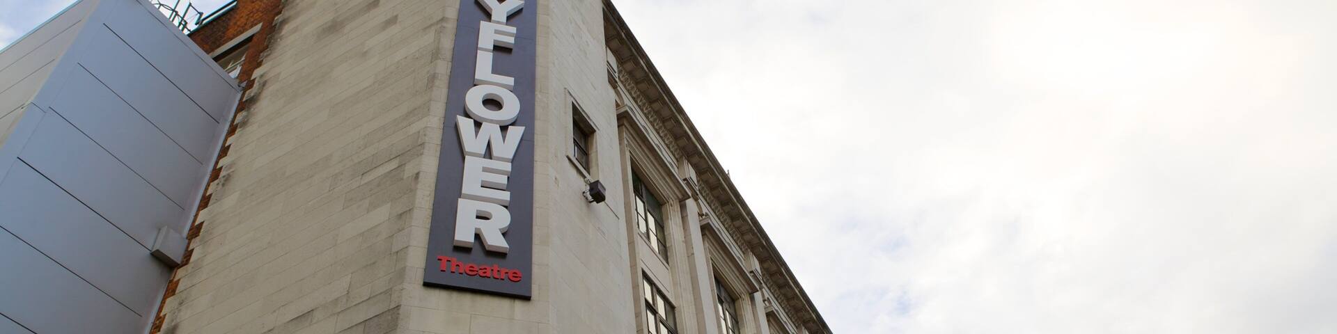 Mayflower Theatre featuring signage and theatre scenes