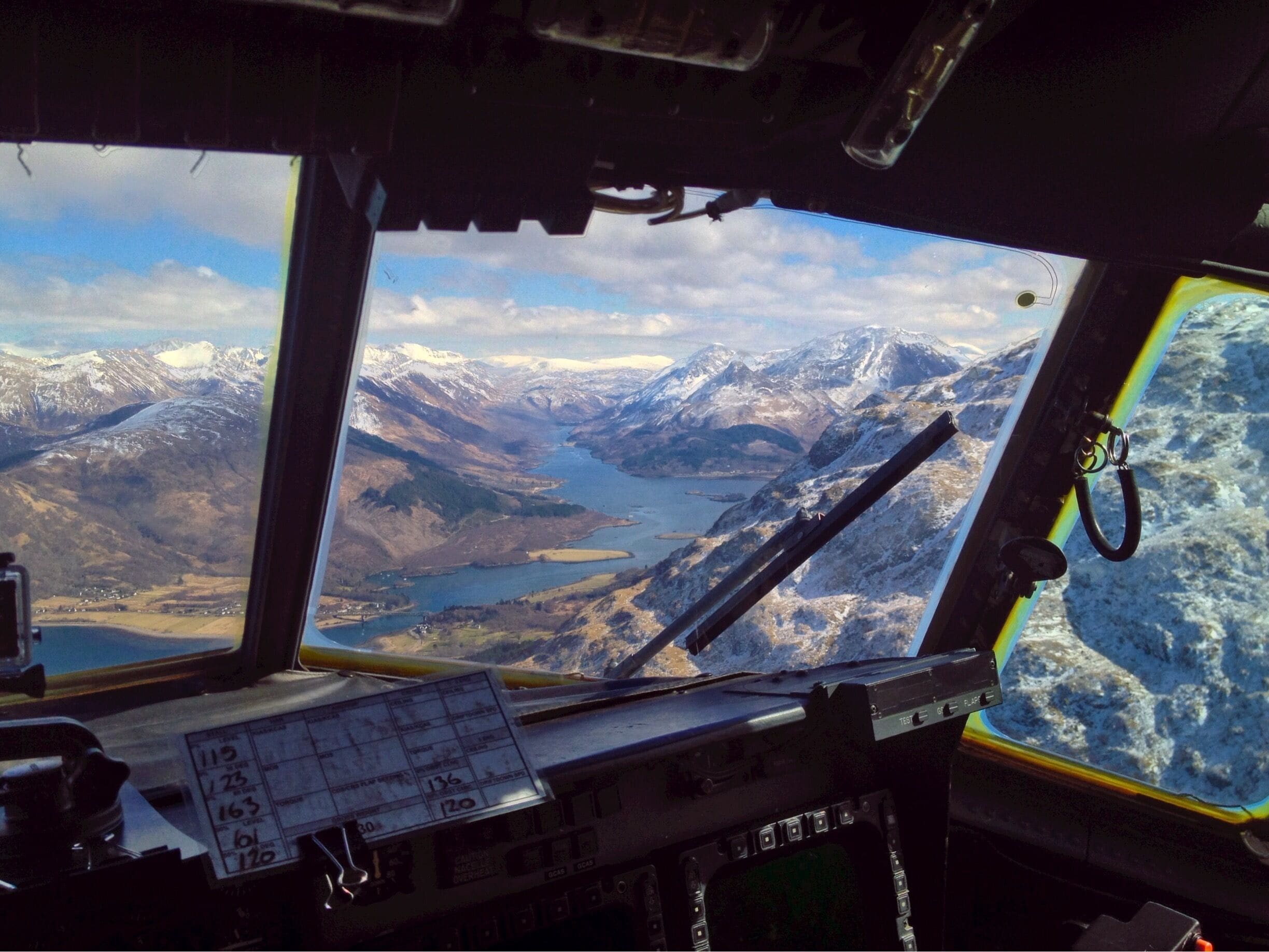 Highlands of Scotland from a Hercules
