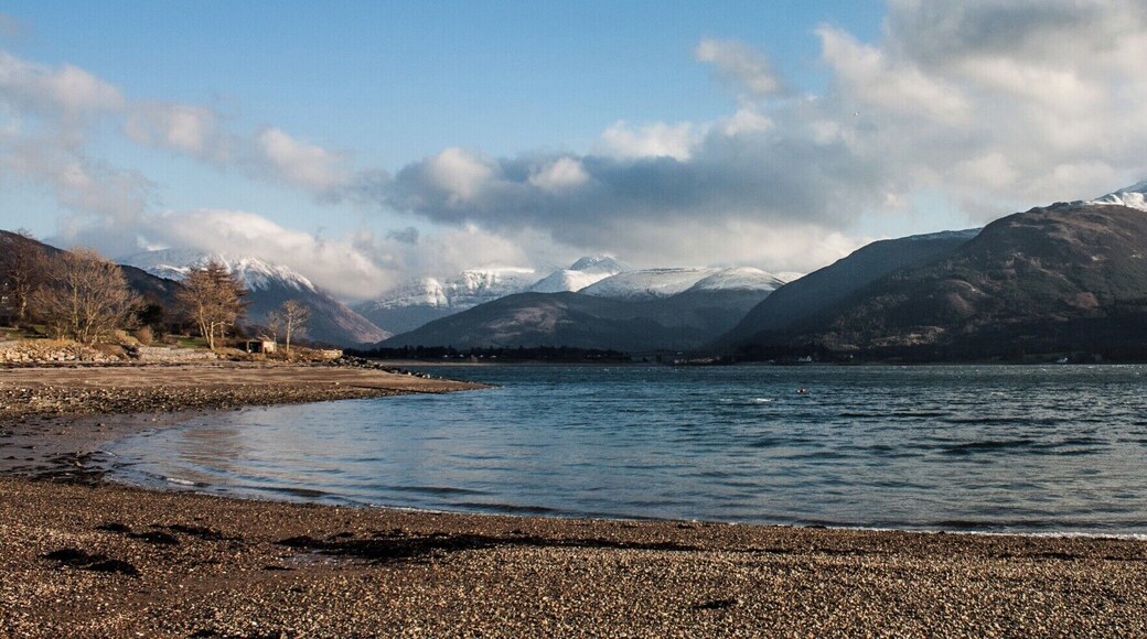 Loch Linnhe, where it feeds into Loch Leven - looking towards Glencoe