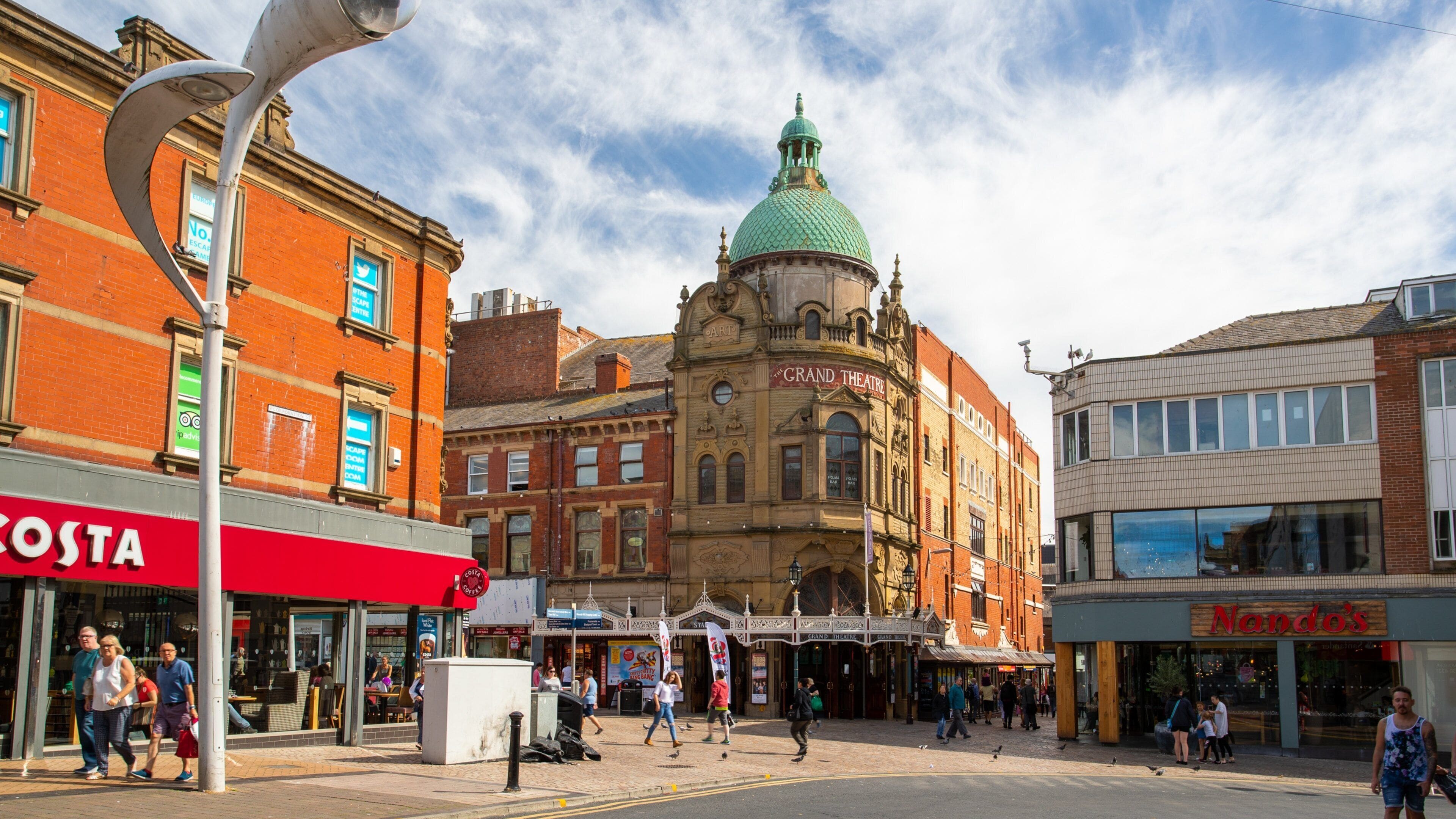 Blackpool Grand Theatre showing heritage elements