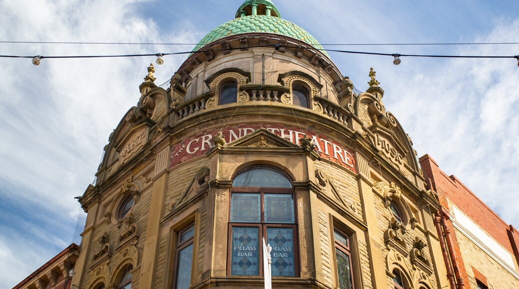 Blackpool Grand Theatre showing heritage elements