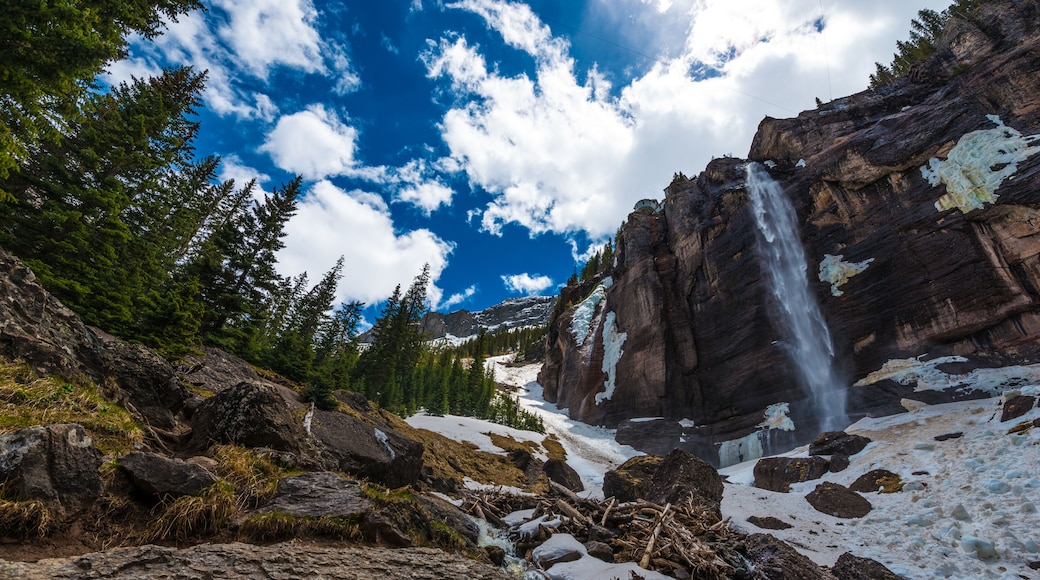 Bridal Veil Falls Spring in Telluride Colorado
