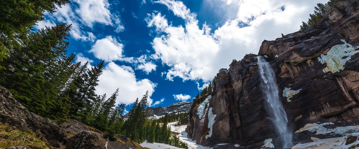 Bridal Veil Falls Spring in Telluride Colorado