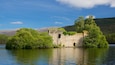 Loch an Eilein featuring heritage elements, a river or creek and island images
