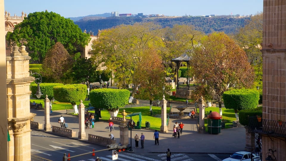 Plaza de Armas showing a park