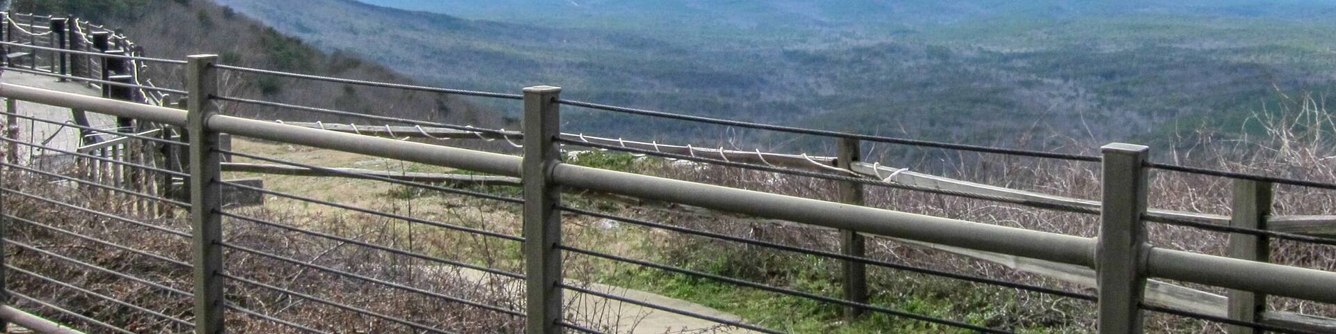 a view from talladega state park in alabama USA