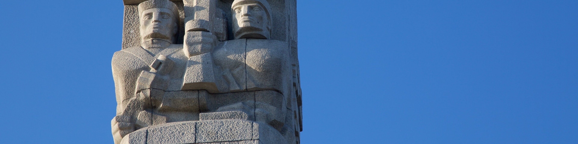 Monumento Westerplatte mostrando un monumento