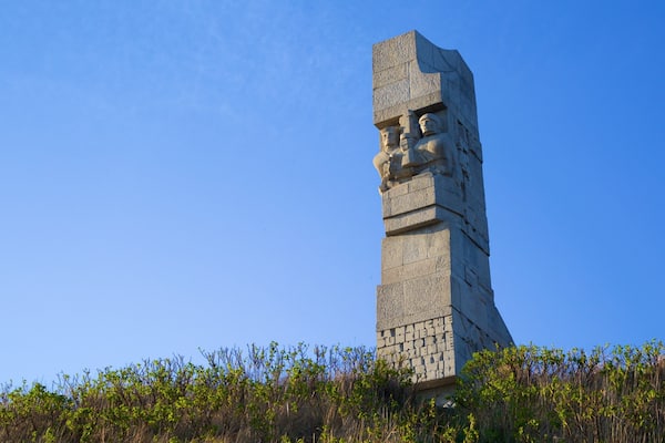 Westerplatte-Denkmal mit einem Monument