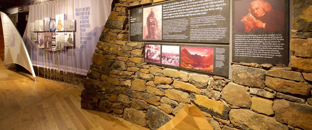 Talisker Distillery featuring interior views