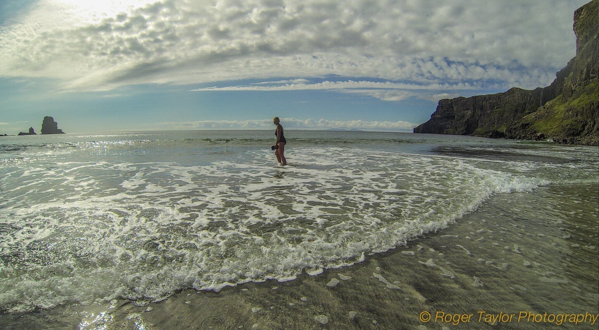 Talisker Beach, Skye. Beautiful beach. Bit of a walk to get to it from where you park but worth it and a dip in the sea is a must!
Photo-Rogertaylorphotography