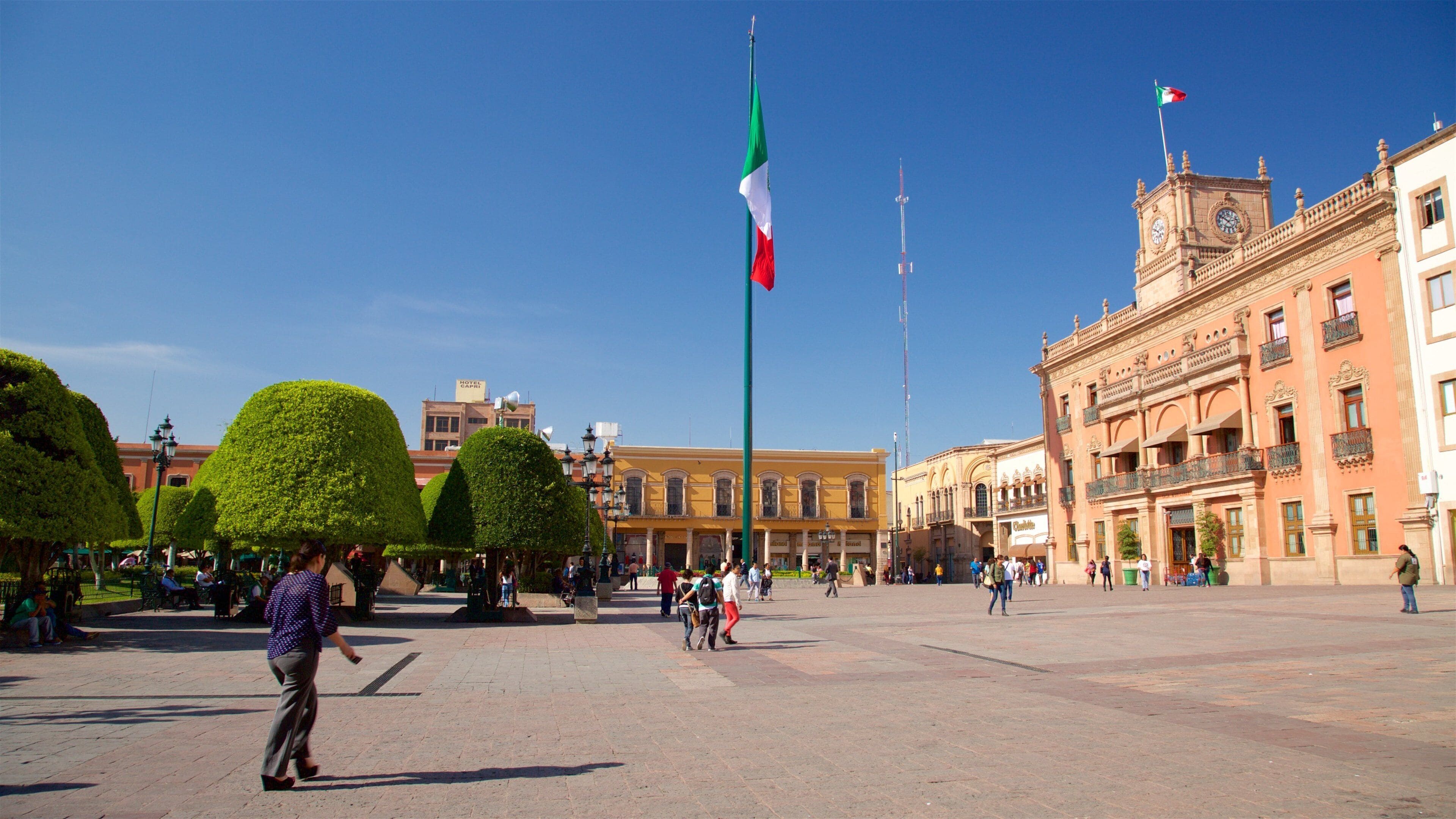 Place des Martyrs montrant square ou place aussi bien que petit groupe de personnes