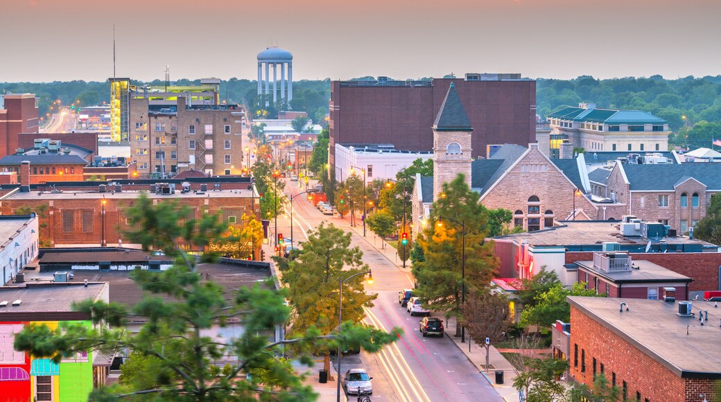 Columbia, Missouri, USA downtown city skyline