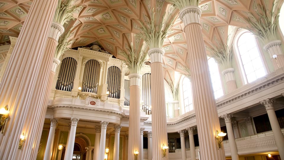 St. Nicholas Church which includes a church or cathedral and interior views