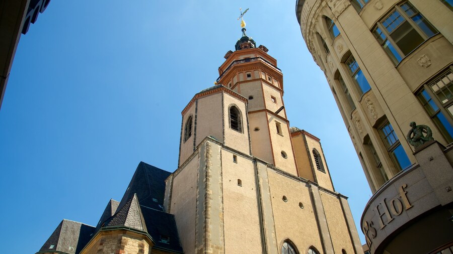St. Nicholas Church which includes a city and heritage architecture