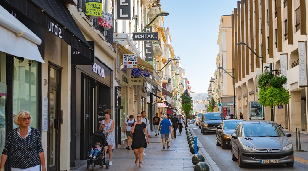 Rue d\'Antibes which includes a city