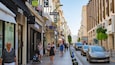 Rue d\'Antibes which includes a city