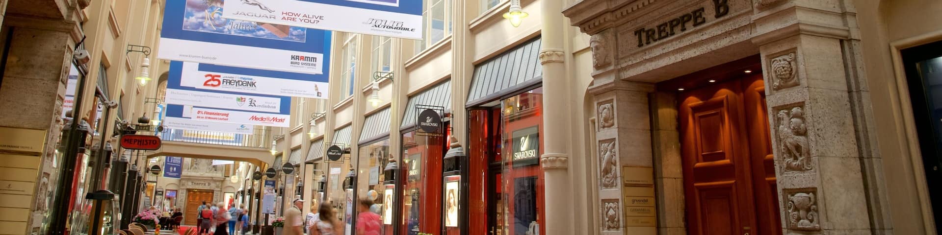 Maedler Passage showing heritage architecture