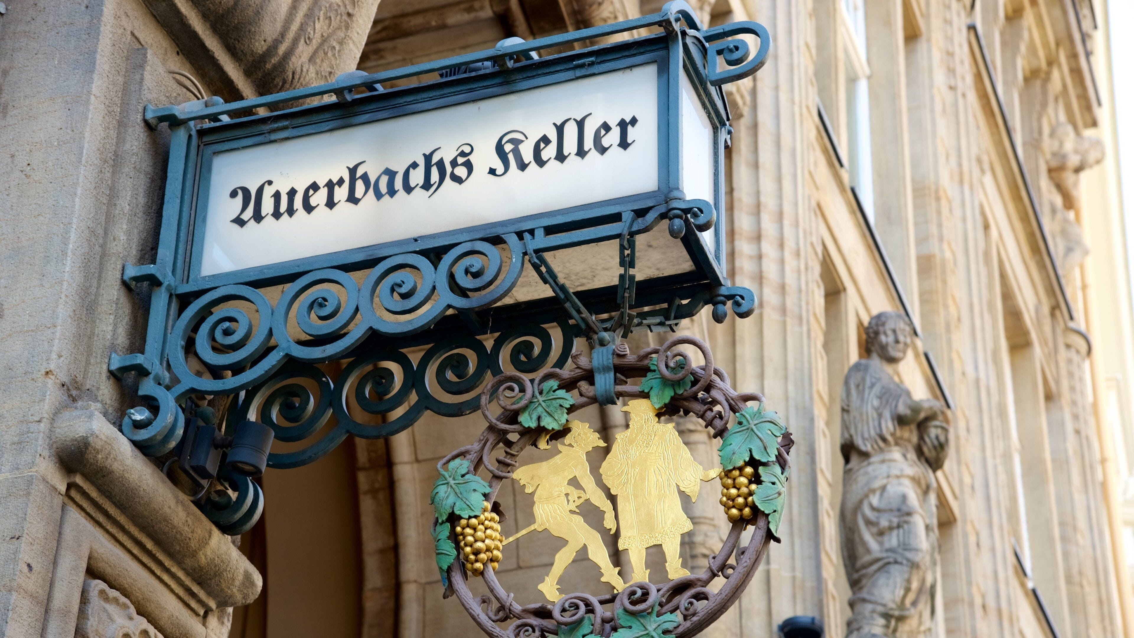 Zentrum featuring heritage elements and signage