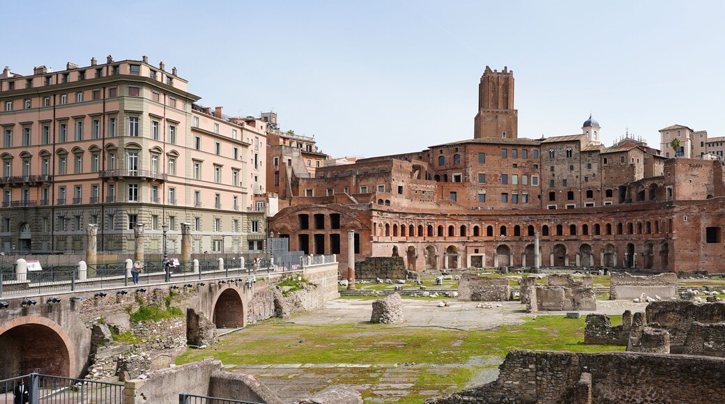 Trajan's Market in the historical centre of Rome, Italy