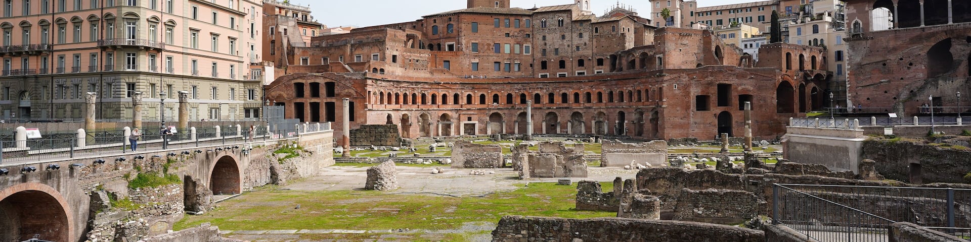 Trajan's Market in the historical centre of Rome, Italy