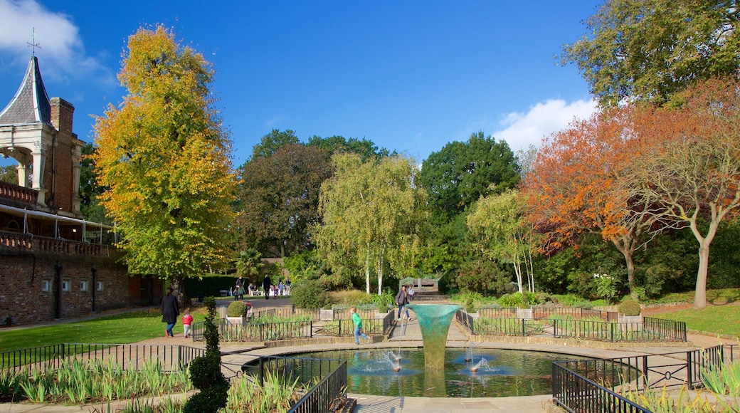 홀랜드 파크 이 포함 분수 과 공원