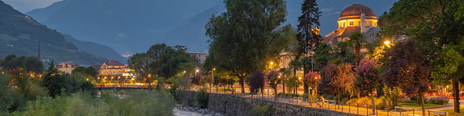 South Tyrol showing tranquil scenes, landscape views and a sunset