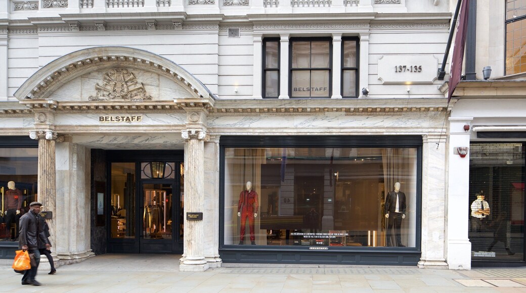 London fasiliteter samt kulturarv, mote og skilt