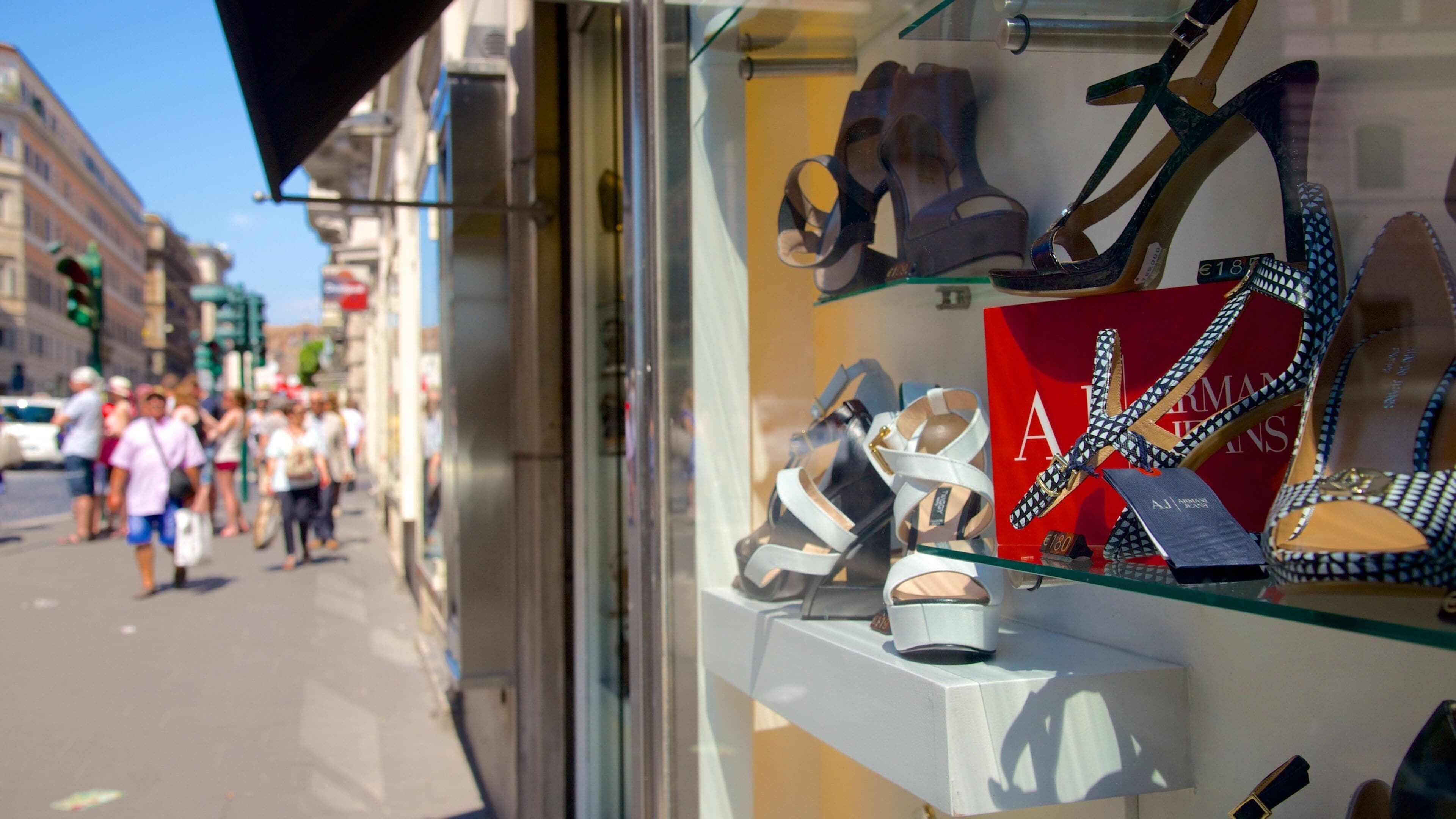 Via Nazionale which includes street scenes, a city and shopping