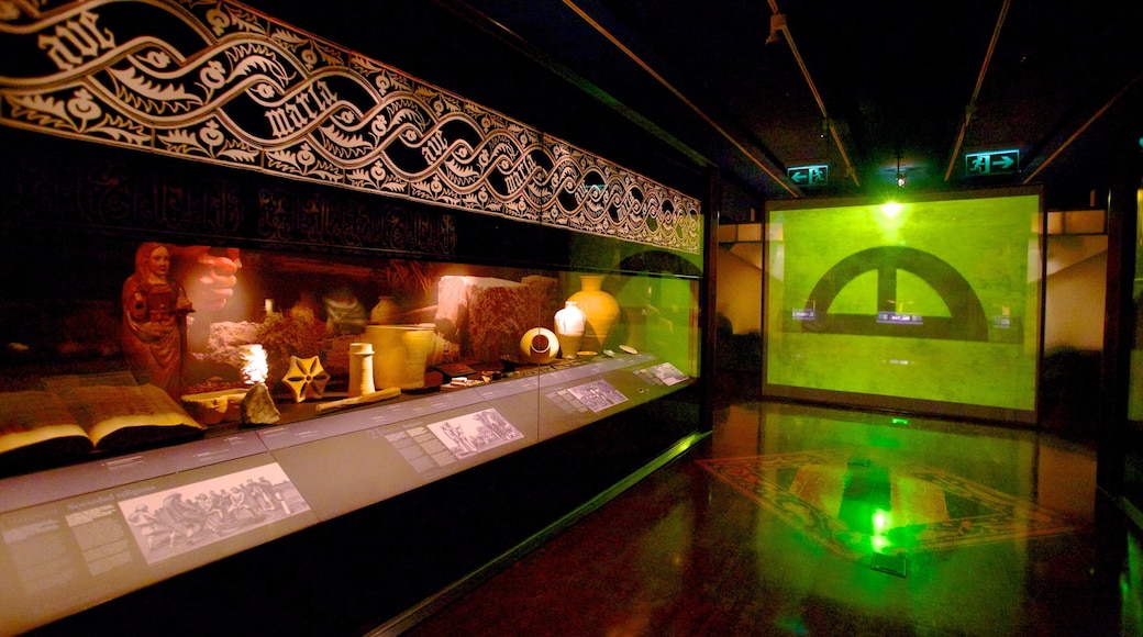 Archaeological Museum of Alicante featuring interior views