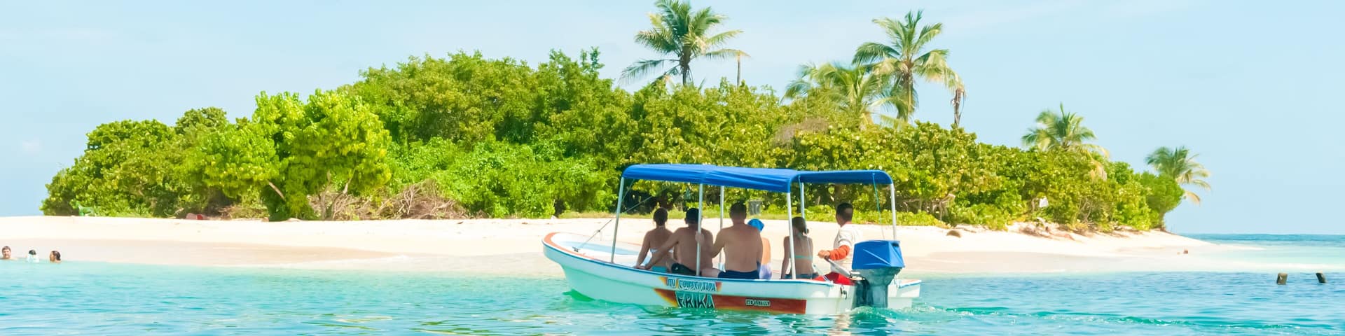 One of Many Small, Sandy Islands on the Caribbean Coast of Venezuela that Are Very Popular for Tourism, Close to Town Chichiriviche, Morrocoy National Park