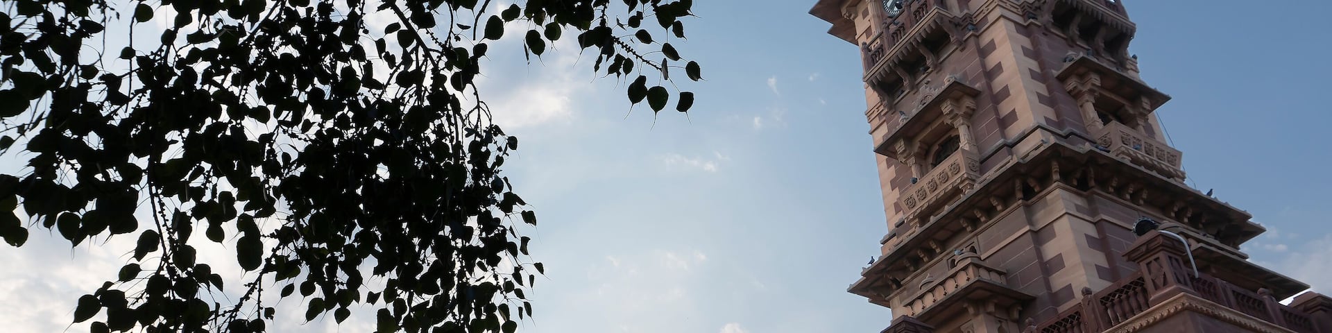Famous Ghanta ghar Clock tower in Jodhpur, Rajasthan, India.