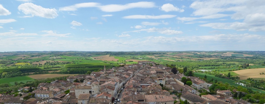Lectoure, vue générale, Occitanie, Gers, France