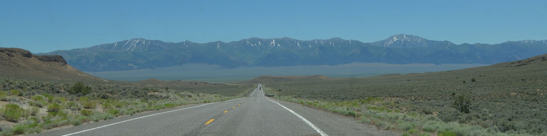 Late Spring in Nevada: Hills and Mountains near Austin on Hwy 50 - The Loneliest Highway in America