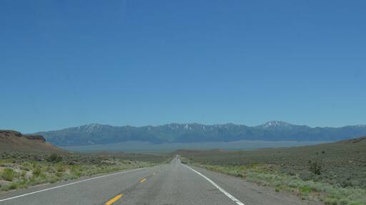 Late Spring in Nevada: Hills and Mountains near Austin on Hwy 50 - The Loneliest Highway in America
