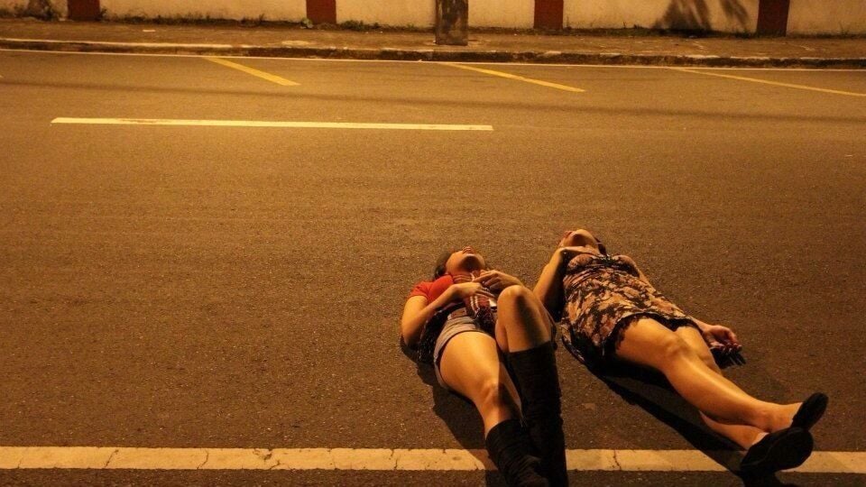 Clear streets of Manila at Mid. 