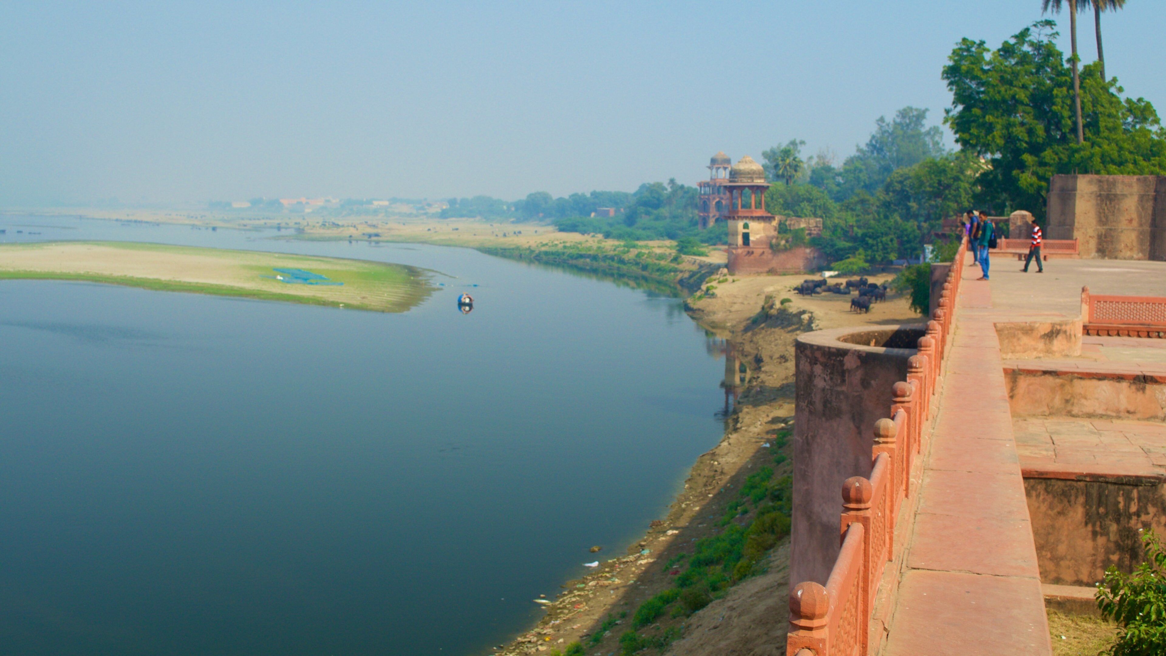 Ram Bagh featuring a river or creek, a castle and views