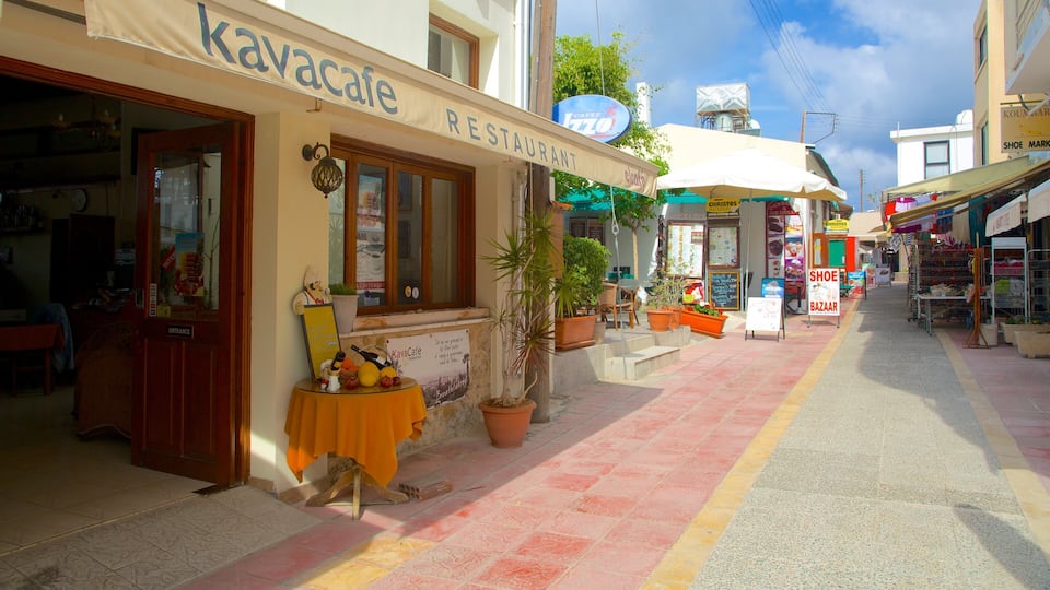 Old Town of Limassol which includes street scenes