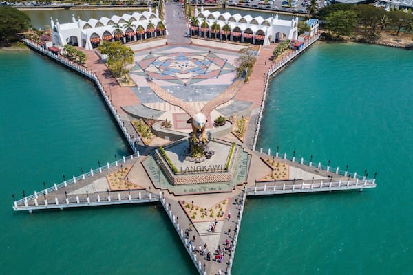 Eagle Square in Langkawi, Malaysia