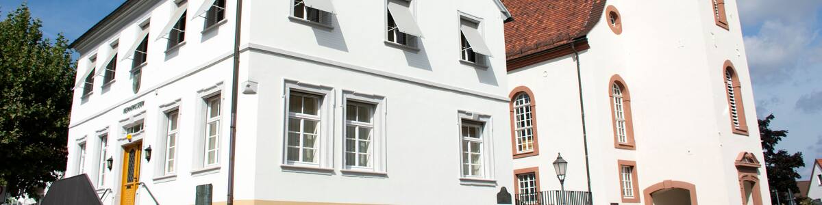 Heimatmuseum Sandhausen or Old town hall at Sandhausen village in Heidelberg, Germany