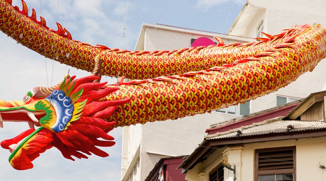 Chinese New Year Dragon Decoration in Chinatown