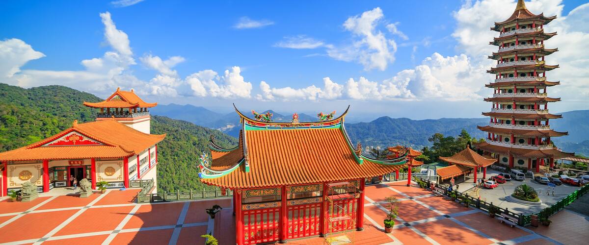 Chin Swee Caves Temple, located at Genting Highlands near Kuala Lumpur, Malasia