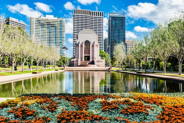 Sydney Anzac War Memorial in Hyde Park.