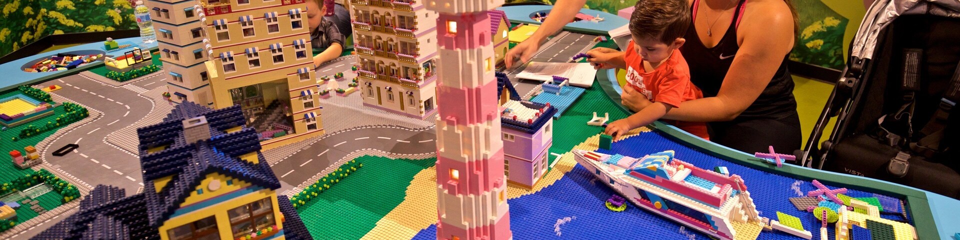 LEGOLAND® Discovery Center which includes interior views as well as a family