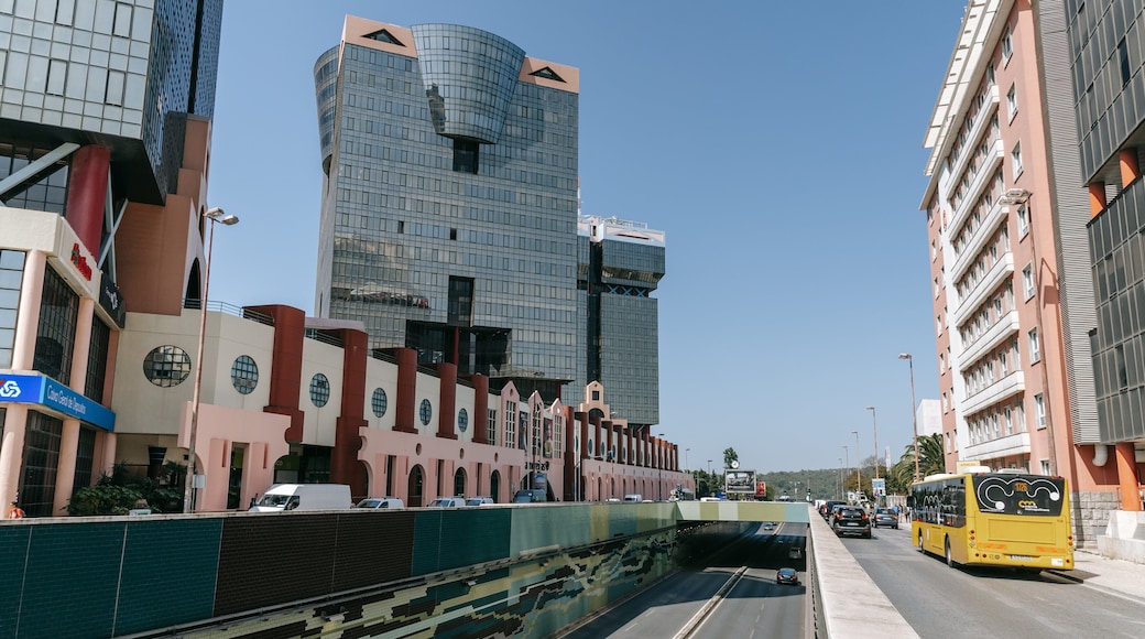 Amoreiras Shopping Center which includes a city