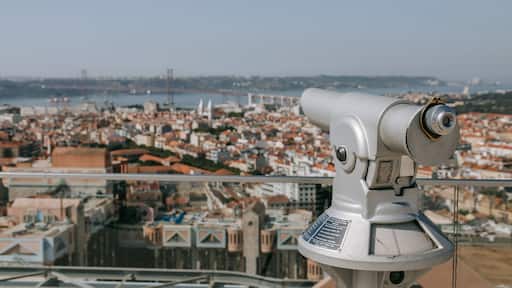 Amoreiras Shopping Center featuring views and a city