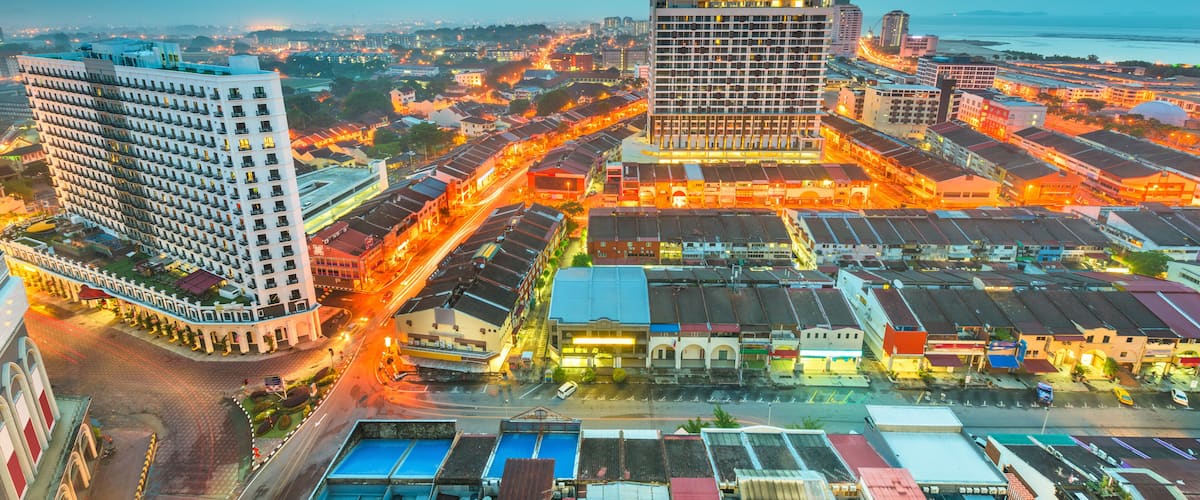 Melaka, Malaysia City Skyline
