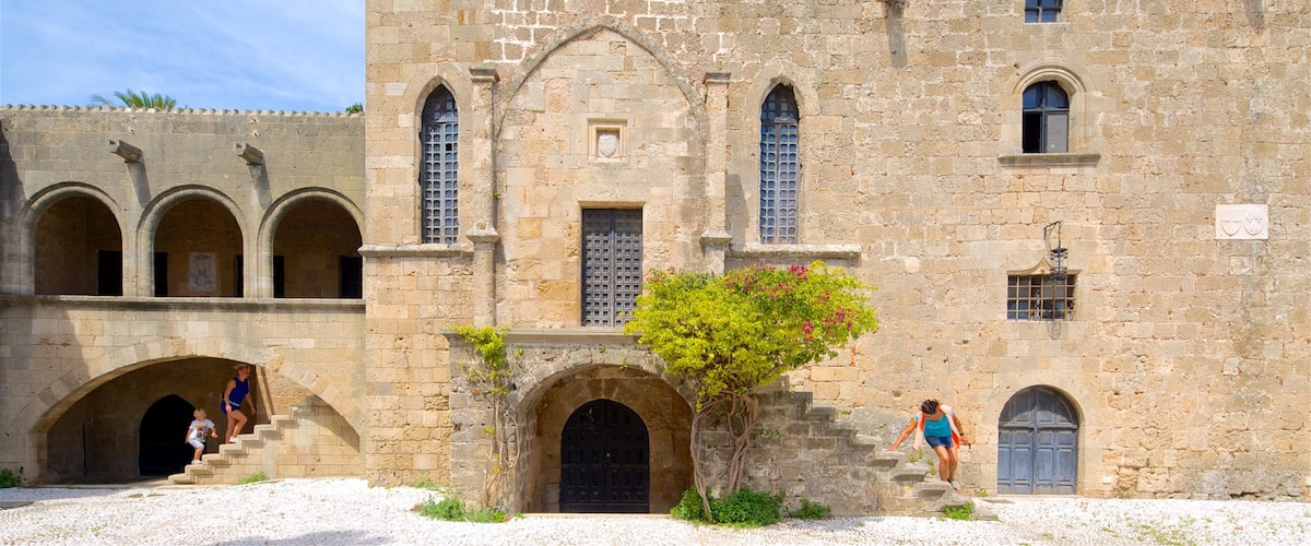 Rhodes featuring heritage architecture and château or palace